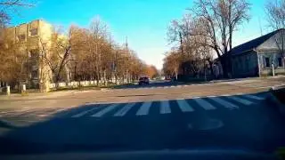 АВАРИЯ на перекрестке в замедленном действии!