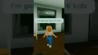I'm gonna have 6 kids! #roblox #shorts #fyp