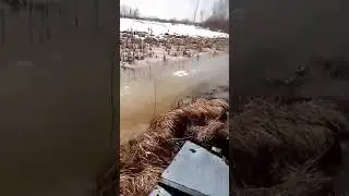 Заказчик обкатывает вездеход,заказывал у нас эконом вариант дальше доделал каркас и обшил сам 👍