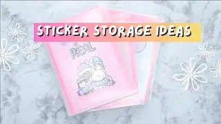 Sticker Storage Ideas! #plannercommunity #stickers