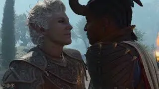 Baldur's Gate 3 - patch 6 - Wyll kiss - new Cinematic - Origin Astarian