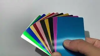 Blank Aluminum Cards Metal Business Cards | Foison Metal