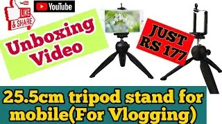 25.5 tripod stand for mobile by #webtech(Unboxing Video)   #MiniMobileTripod #SuprenoYT #Vlogging