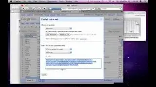 Embedding a Spreadsheet on a Web Page