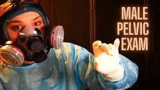 End-of-the-World Pelvic Exam ASMR 🧪 | Full PPE, Gloves, Muffled Instructions
