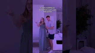 Picking up our future kids from a party