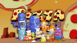 Обзор Фигурок Pizza Tower Из Пластилина (Персонажи)