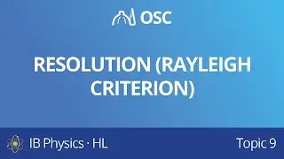 Resolution - Rayleigh criterion [IB Physics HL]