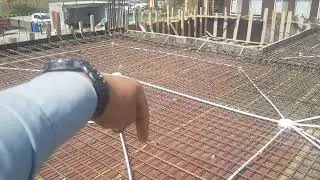 What is the differnce between positive and negative reinforcement in slab and beam design