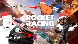 Rocket Racing met vingerpop en casper