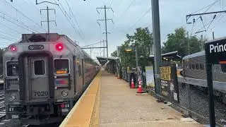 Trains at Princeton Junction