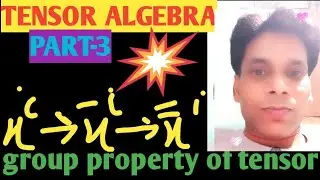 Tensor algebra//contravariant vector possess group property