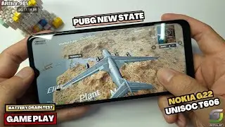 Nokia G22 Test game PUBG New State 90 FPS | Unisoc T606