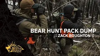 Pack Dump - Spring Bear Hunting with Zack Boughton