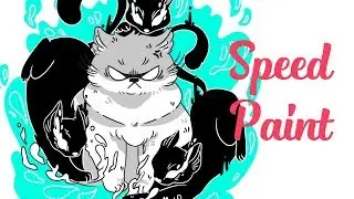 Angry cat - Speedpaint