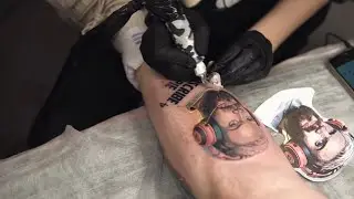94 миллиона подписчиков? тату портрет пьюдипая / PewDiePie tattoo portrait