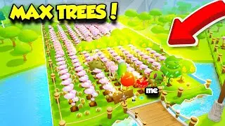 I Planted EVERY TREE In TREE PLANTING SIMULATOR And Reached MAX TREES!! (Roblox)