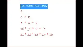 Pattern printing in C programming #7 - Code Ambition