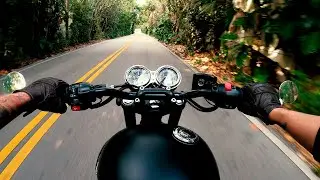Triumph Bonneville T100 Black Edt (2018) // Ton Up Ride // GoPro Hero 8 // South Florida
