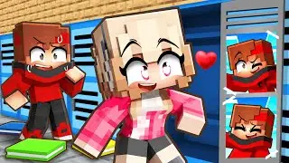 La fille POPULAIRE de l'École CRUSH sur Moi sur Minecraft !