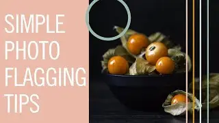 Learn SIMPLE FLAGGING tips for dark food + product photography tips