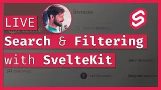 Search, Filtering & Pagination with SvelteKit 🔎 Fullstack App Part 4 🔴 LIVE Coding & Chill