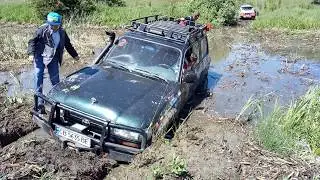 Крузак на лапландерах и Нисан Патрол в Жёсткой Грязи!Offroad 4x4