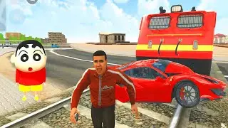 Train आ गई अचानक! 😱 Chacha का Worst Accident 💥😭 | Indian Theft Auto Simulator