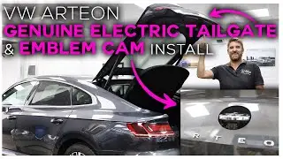 VW Arteon | Genuine VW Electric Tailgate & Reversing Camera with Moving Guidelines in Emblem