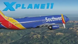 Southwest 737-800 From Phoenix Sky Harbor To Denver International || X-Plane 11 Timelapse