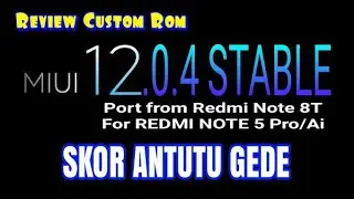 MIUI 12.0.4 PORT by Willow (Redmi Note 8T) for Whyred (Redmi Note 5) SKOR ANTUTU GEDE