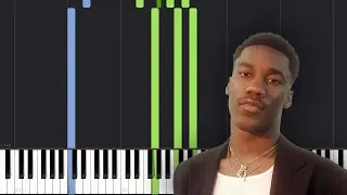 Heartbreak Anniversary - Giveon [Easy Piano Tutorial] (Synthesia)
