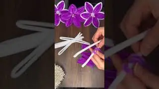 Let's Make a Beautiful Flower with Pipe Cleaners 🪻