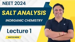 Salt Analysis L1 | NEET 2024 | Ashish Bansal Sir | Kota Pulse by Unacademy