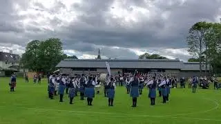 Edinburgh bagpipe competition June 2022