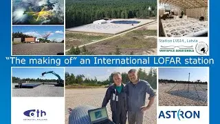 The making of a LOFAR station, Latvia 2019