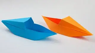 How to make an origami boat | Origami boat that floats well