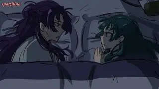 Jinshi and Maomao sleeping together [Apothecary Diaries Comic]