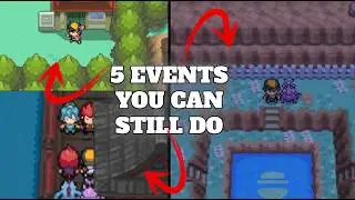 5 EVENTS YOU CAN STILL DO IN YOUR JOURNEY | Pokémon Heartgold & SoulSilver