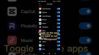 Xiaomi  13 kills background apps- solution to this