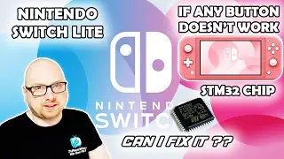 Nintendo Switch Lite ZR button doesn't work diagnostic and repair (charging port ,M92T36, STM32)