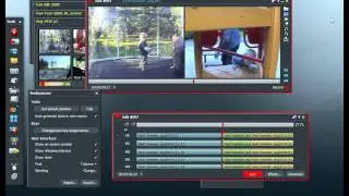 Different ways of trimming in Lightworks timeline.