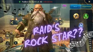 RAID: Fodbar the Bard Rockin' Fire Knight