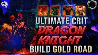 BROKEN Dragonknight CRIT PvP Build ESO 🔥 INSANE DAMAGE | SOLO 1vX & Group Build 🔥 ESO DK Gold Road