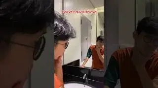 Kepedeannya sudah setinggi langit, berasa seganteng artis Korea 🤣 #komedi
