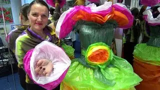 Dress of the winner of the beauty contest 🤩 Defile in dresses made of unconventional materials