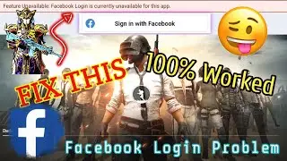 How to FIX Facebook Login Problem in PUBG Mobile Lite || 100% Working Solution