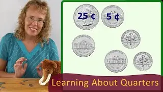 Learning about quarters (1st grade math lesson)