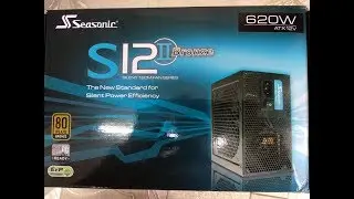 Seasonic S12II-620 Bronze 620 Watt , распаковка