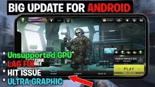 Warzone MOBILE Unsupported GPU,Lag, Heating issue Fixed | Warzone MOBILE Update